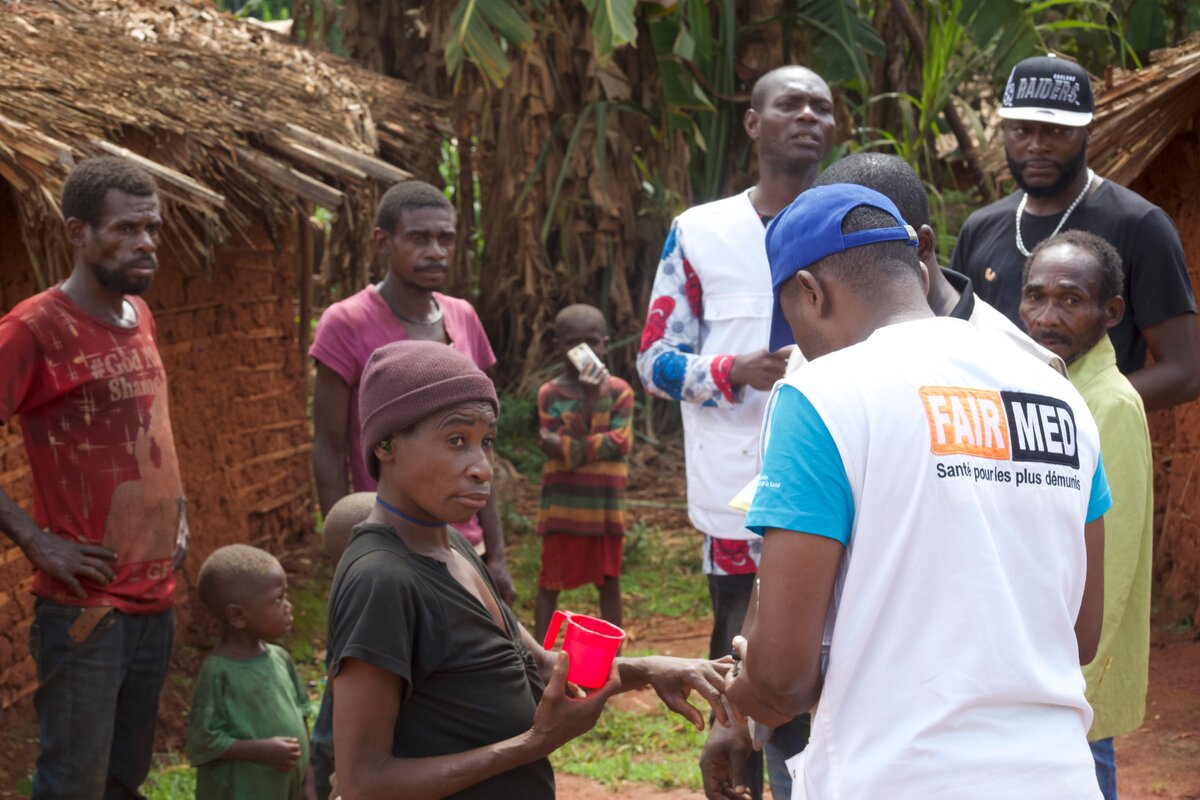 Reaching the remote villages &ndash; communication with the communities. Photo: &copy; FAIRMED