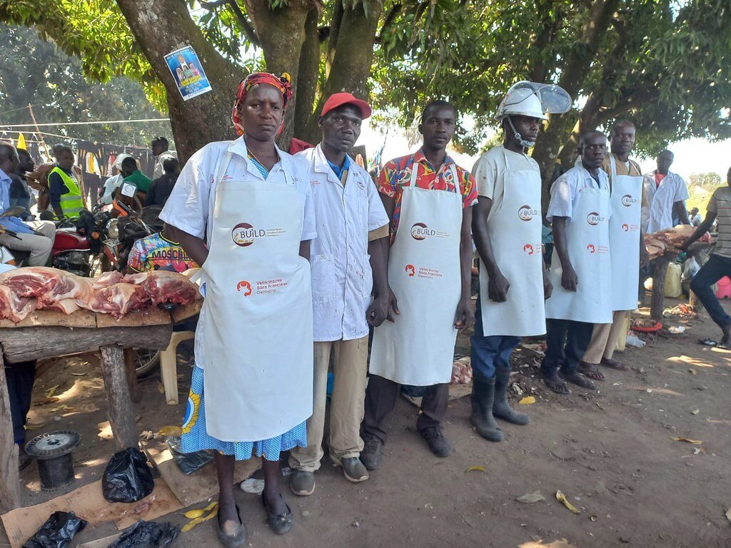 Ausbildung von Fleischverk&auml;ufern, Uganda 2023. Foto: VSF-G/ Steven Kakooza/flickr.com; CC BY-NC-ND 2.0 Deed&nbsp;