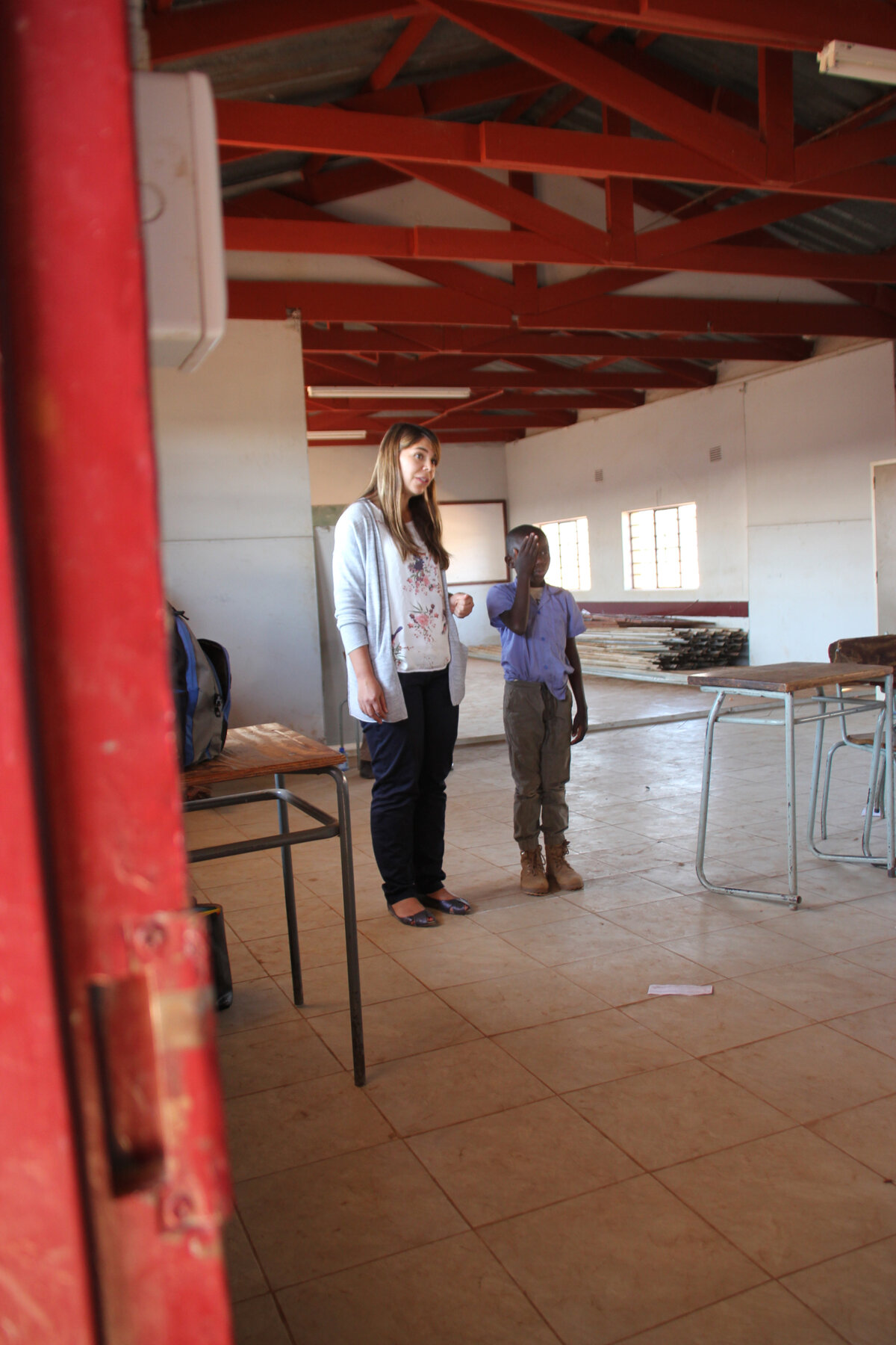 Sehscreening an der Impalila Combined School. Foto: &copy; Regula K&auml;ser<br>