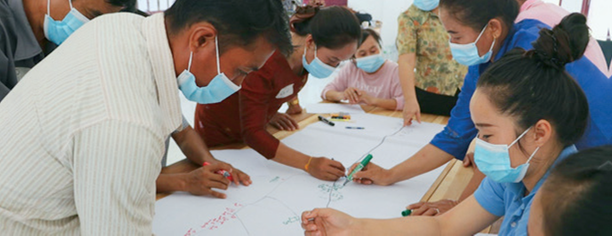 Lao CONNECT workshops in villages. Photo: &copy; WHO<br>