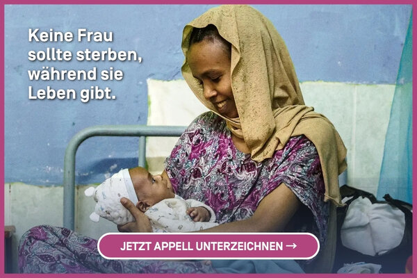 Appell für sichere Geburten – jetzt unterzeichnen!