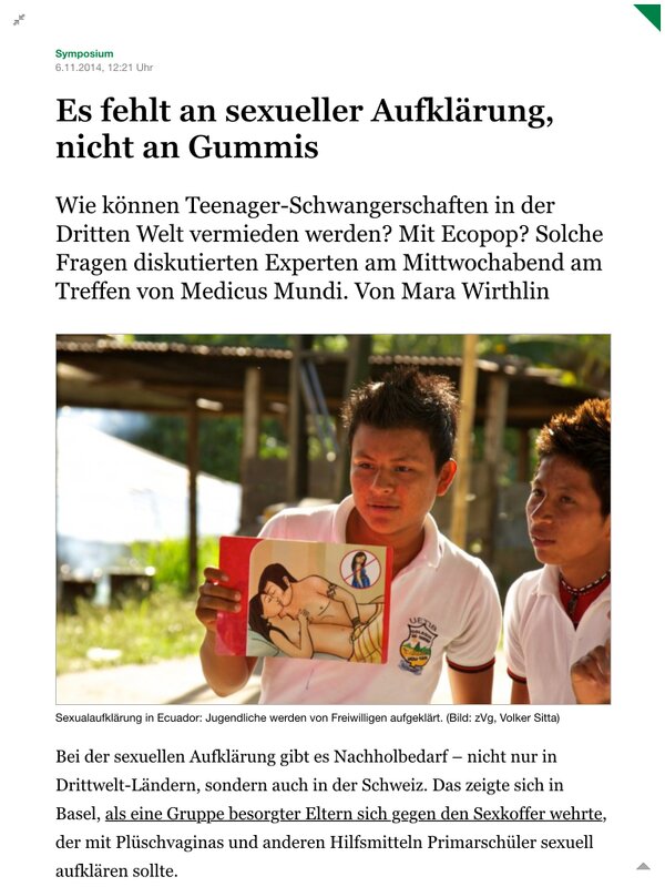 Es fehlt an sexueller Aufklärung, nicht an Gummis