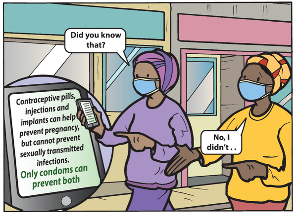 Lessons learned from nimble adaptations to organisations’ responses to the sexual and reproductive health (SRH) needs of adolescents in the context of the COVID-19 crisis.