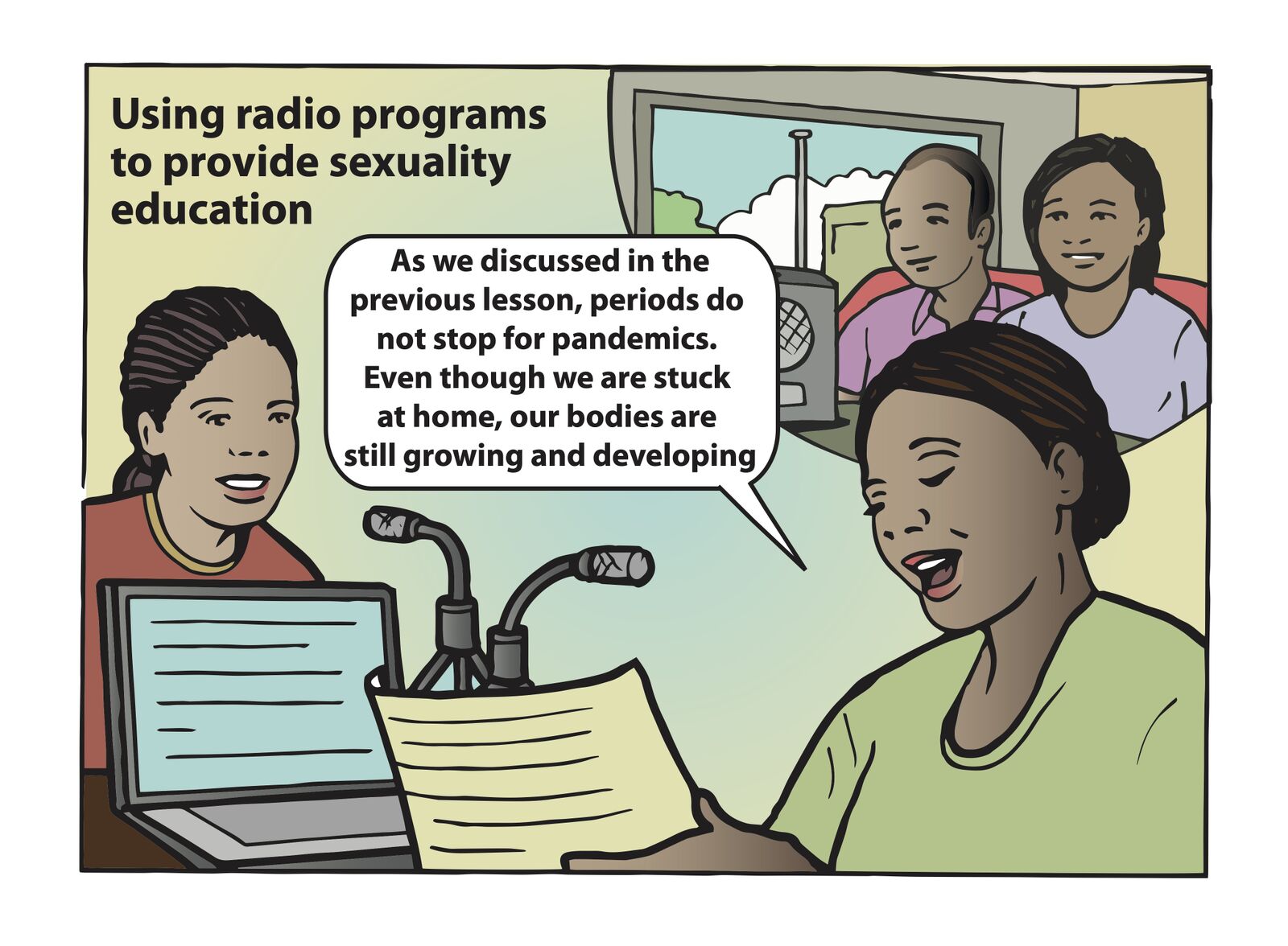 Adaptations to the provision of SRH education programmes to adolescents during the COVID-19 pandemic