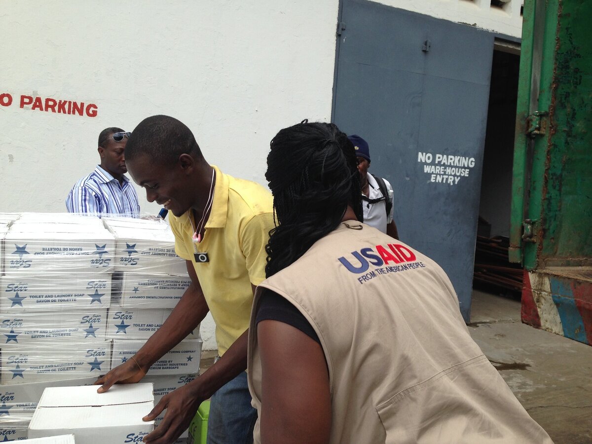 Hygiene items for ebola response. Photo: USAID U.S. Agency for International Development/ Sarah McElroy, USAID/flickr.com; CC BY-NC 4.0 Deed&nbsp;