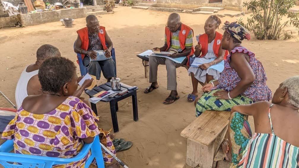 Auto-&eacute;valuation des MNT. Photo: &copy; La Croix Rouge Togolaise