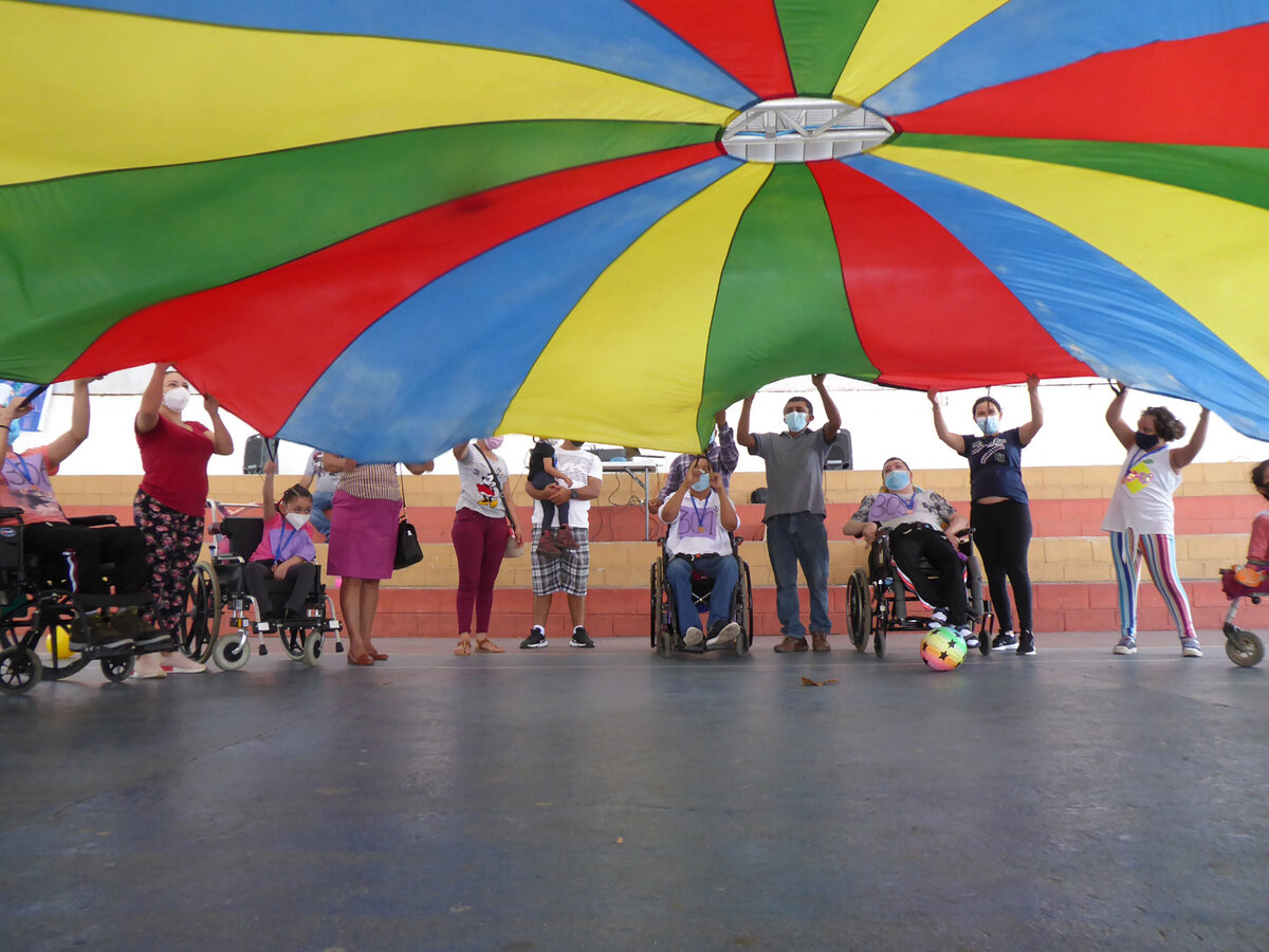 Wegen der Coronapandemie konnte das nationale Sportfest dieses Jahr nur regionalund mit kleinen Gruppen durchgef&uuml;hrt werden. Foto: &copy; Los Angelitos <br>
