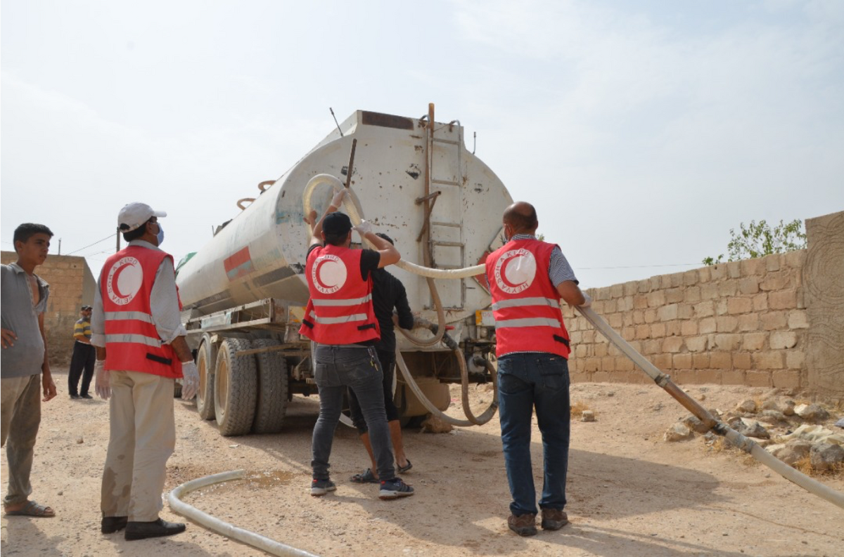 KRC-Einsatz f&uuml;r die Wasserversorgung in Hassakeh. Foto: @ KRC