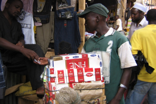 Boy selling cigarettes, Niger. Photo:&nbsp; &copy; Laurent Huber<br>