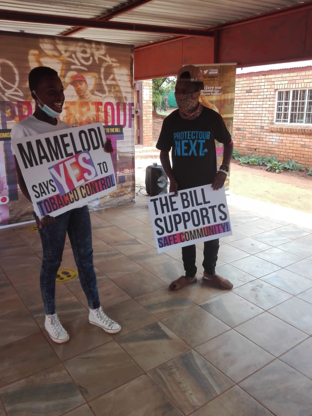 Fighting tobacco in South Africa through the Protect Our Next Campaign. Photo: By Joash Daniel<br>