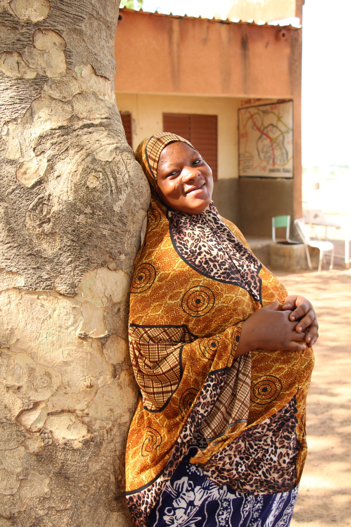 Pregnant woman at the health centre in Mongnaba, Burkina Faso. Photo: &copy; OUEDRAOGO B. Emmanuel<br>