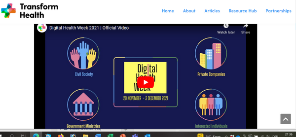 Looking Back on Digital Health Week 2021: What Transpired on the First Global Week of Action for Digital Health