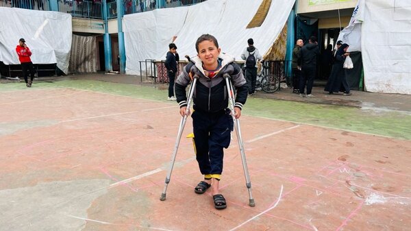 Fouad, neuf ans, blessé à Gaza : la réadaptation pour survivre et se reconstruire