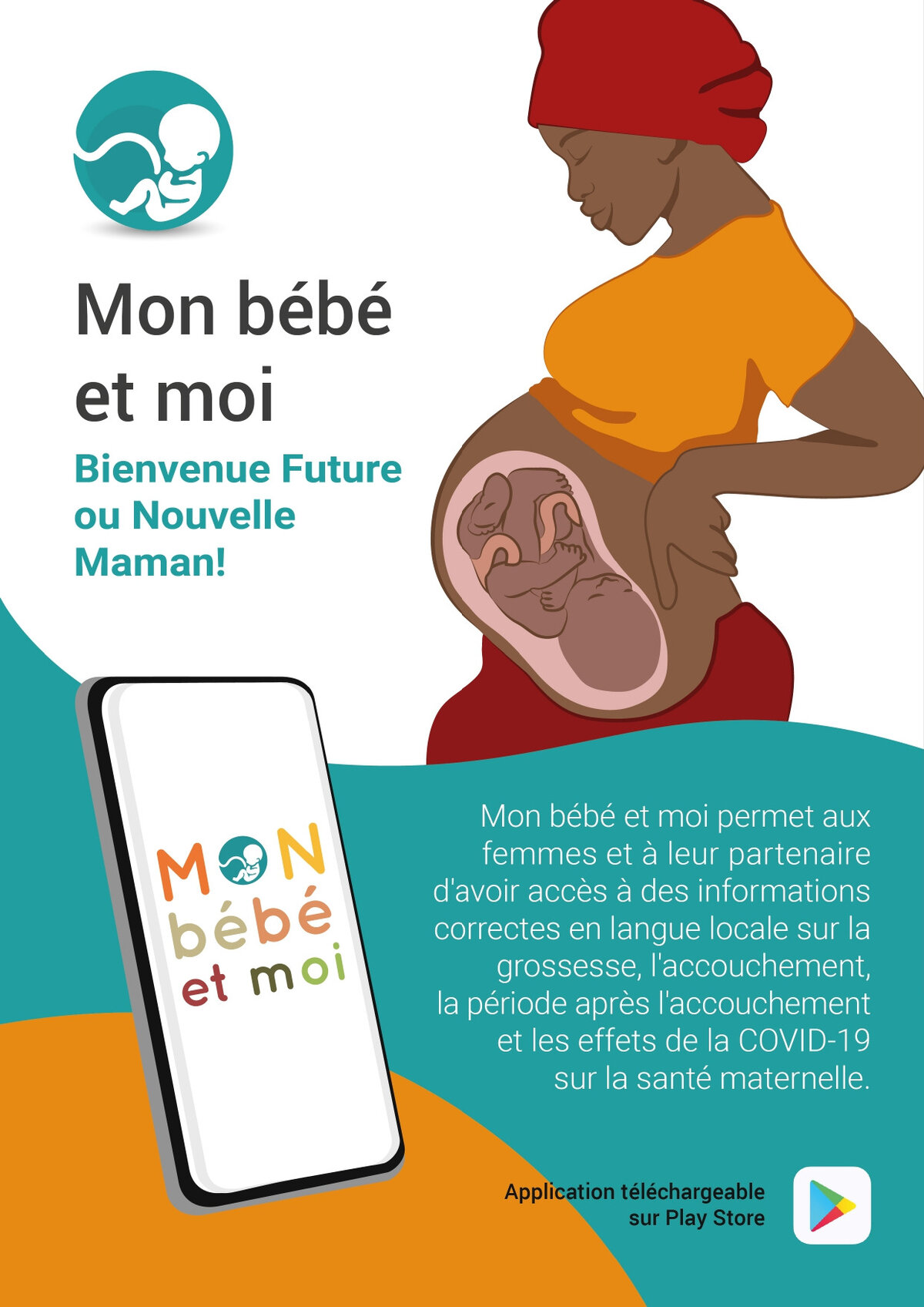 "Mon b&eacute;be et moi" free mobile application. Photo: &copy;&nbsp; EdM<br>