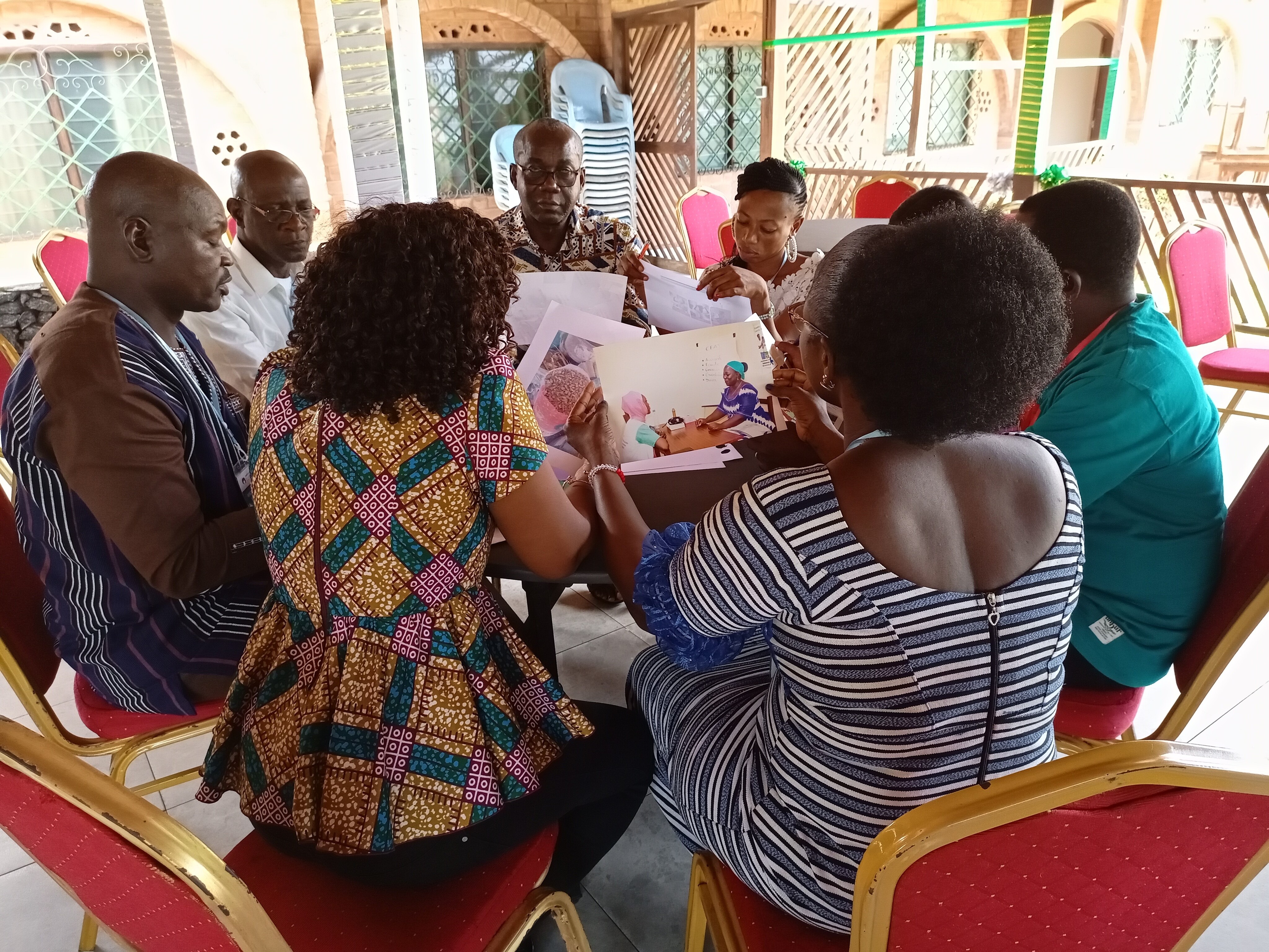 Partner meeting on decolonial and intersectional perspectives in Lom&eacute;, 2022. Photo: &copy; Bibiane Yoda, Country Representative, Burkina Faso, IAMANEH Schweiz