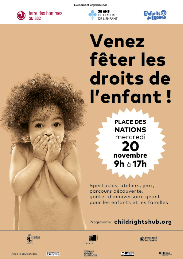Venez fêter les droits de l’enfant!