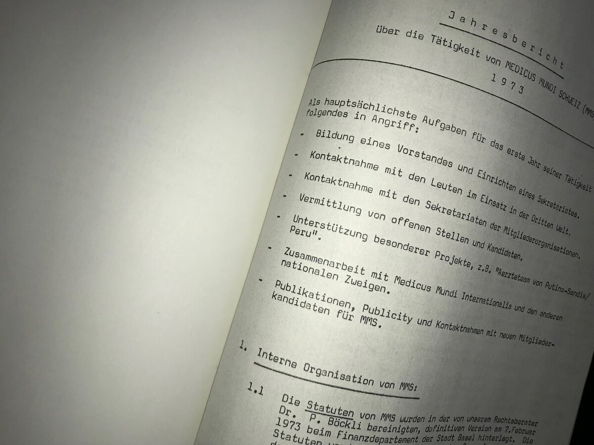 Erster Jahresbericht von MMS. Foto: &copy; MMS