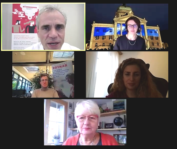 Foto: Panel am MMS Symposium<br>