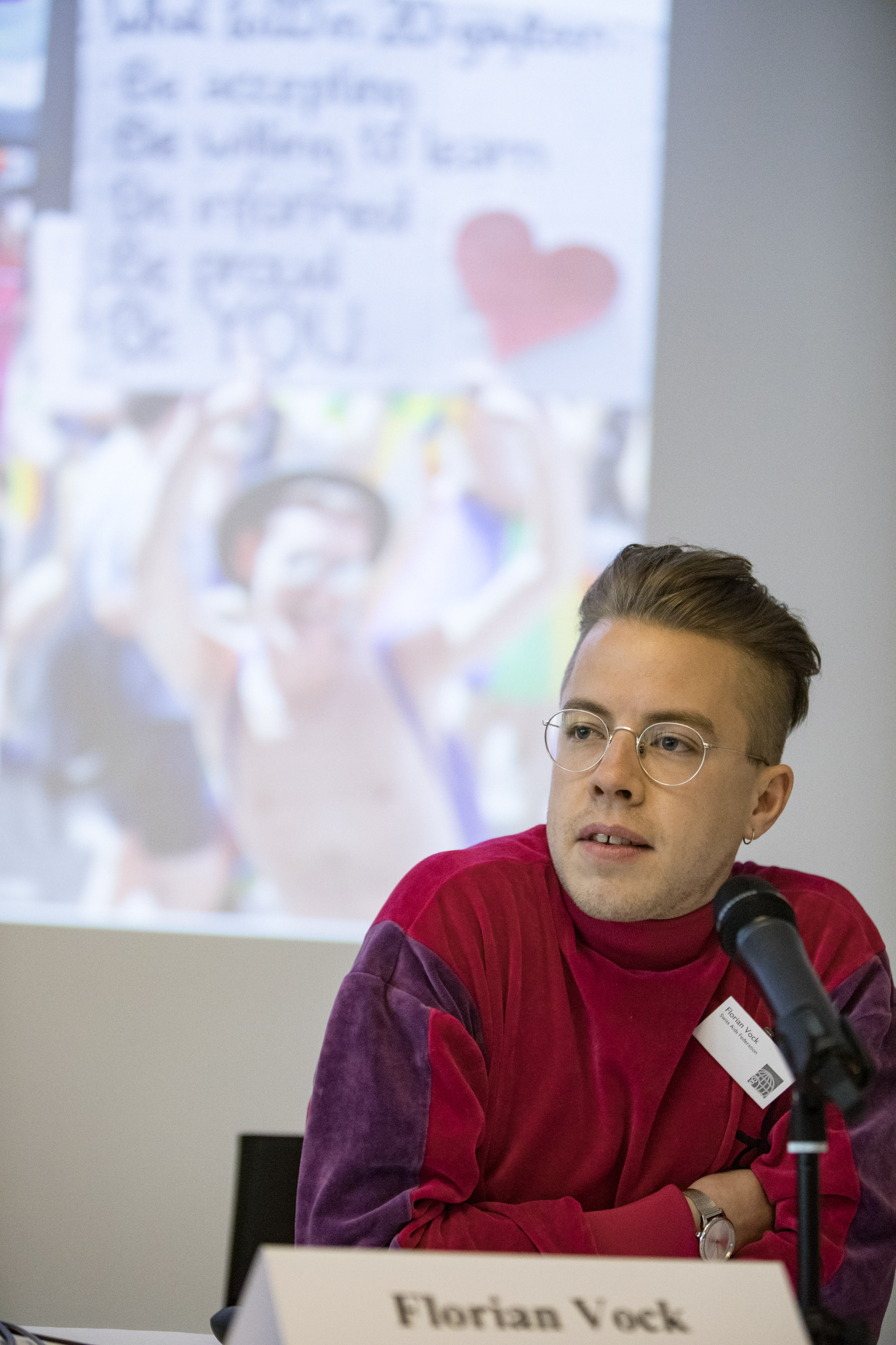 Florian Vock, Swiss Aids Federation
