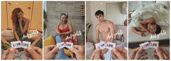 Nouvelle campagne LOVE LIFE : « et… action ! »