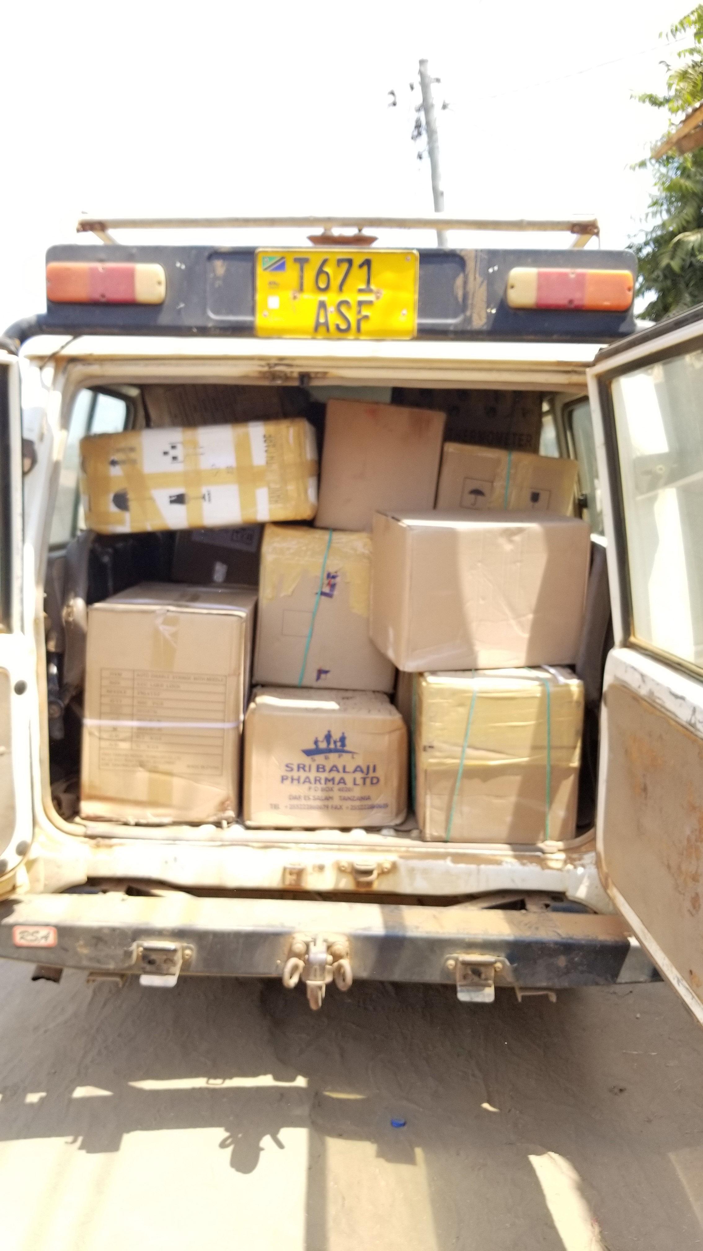 Logistique dans la commande d&rsquo;urgence de m&eacute;dicaments. Photo: &copy; PSF Suisse