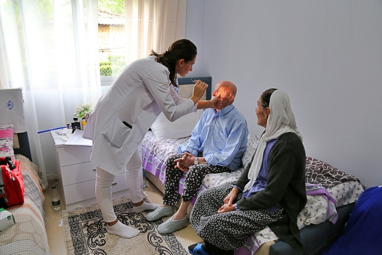 Providing home care to vulnerable populations in Albania 