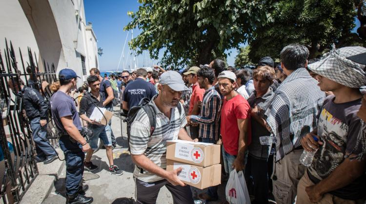 La Croix-Rouge vient en aide aux personnes déplacées